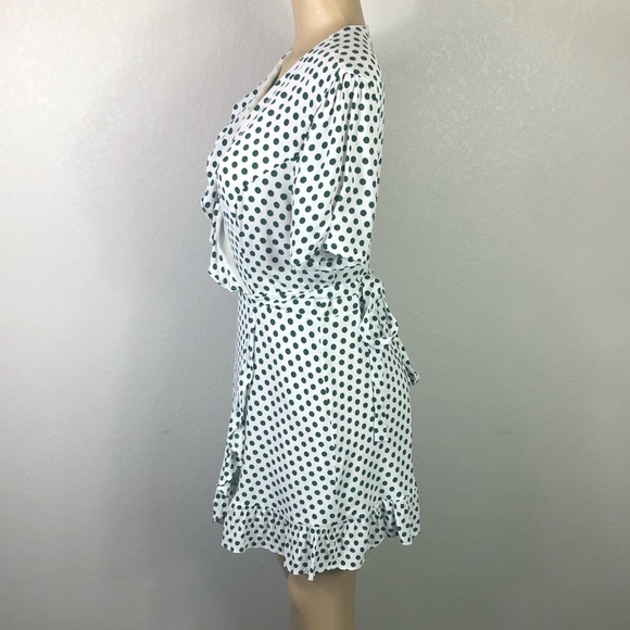 Privacy Please Polka Dot Wrap Dress - Picture 5 of 15